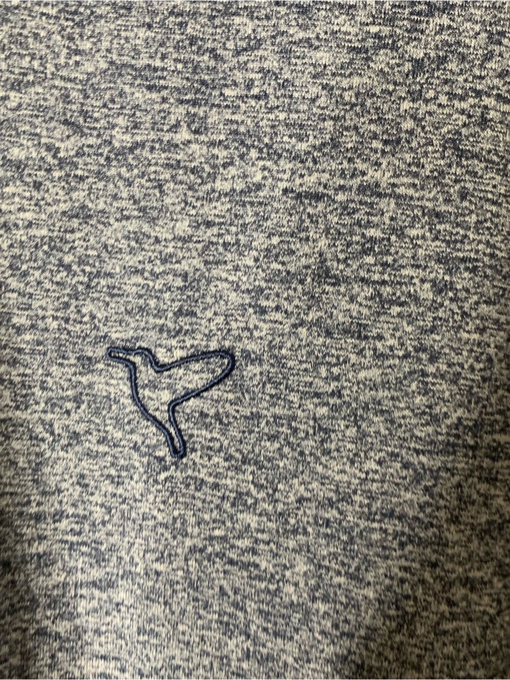 Birddogs Mens heather blue quarter zip pullover XL - Picture 5 of 10